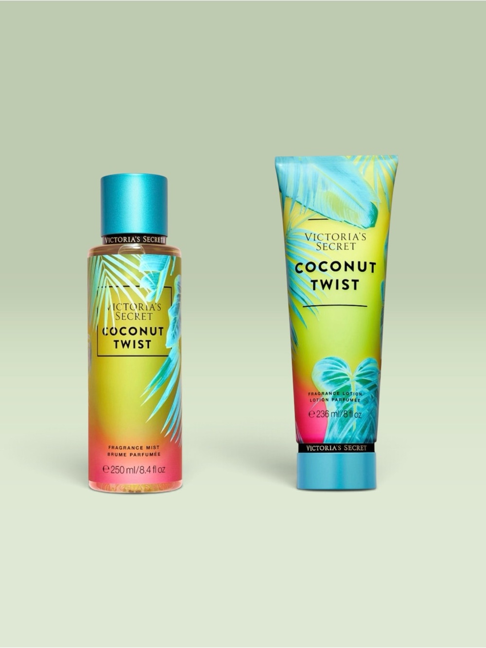 Victoria's Secret COCONUT TWIST Fragrance Mist and Lotion